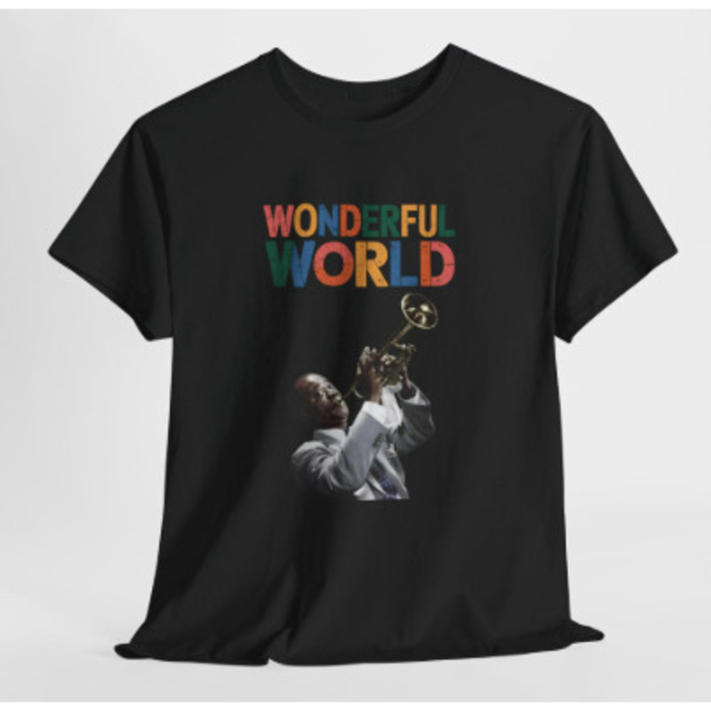 Louis Armstrong Tee Wonderful World